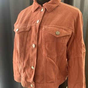 Coral pink Corduroy jacket